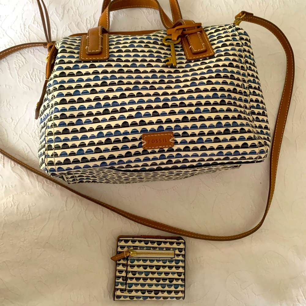 Fossil Handbag with purse